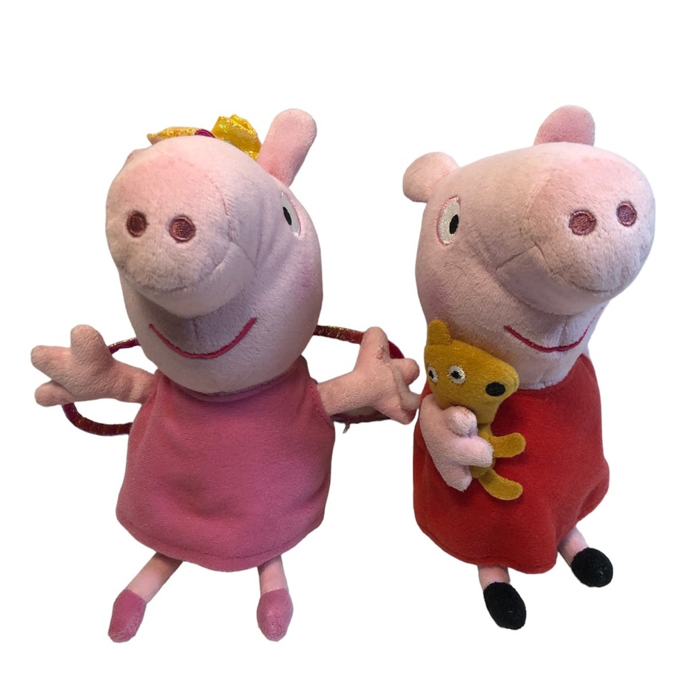 TY Peppa Pig Plush 7” Princess Peppa